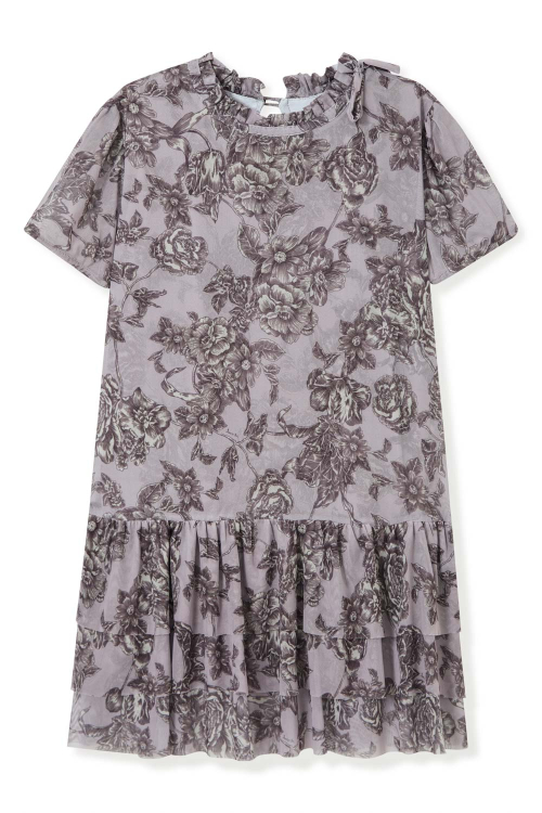 VESTIDO TULE ROSES KIDS I26
