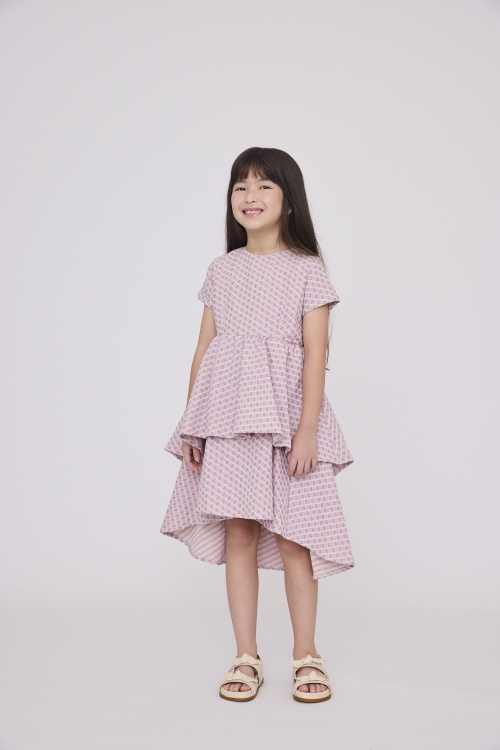 VESTIDO LILA KIDS V27