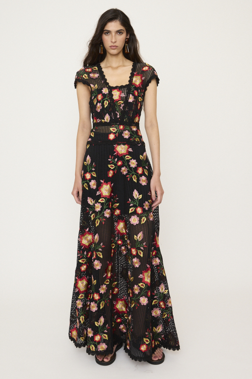 VESTIDO MESH ROSEWOOD V27