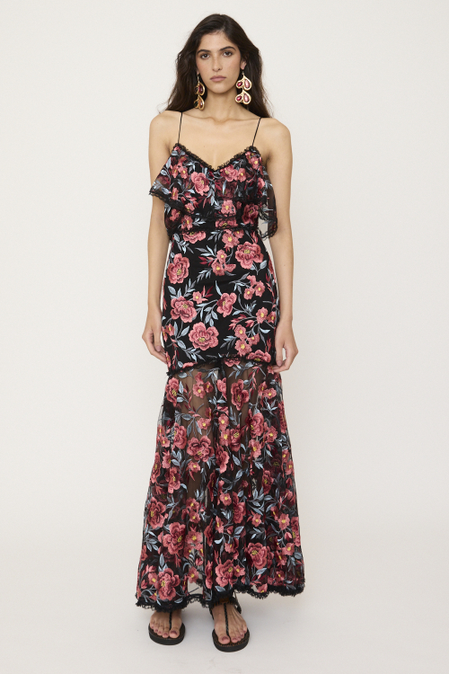 VESTIDO TULE ROSIER V27