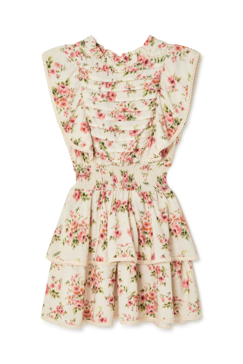 VESTIDO CURTO BLUSH GARDEN KIDS V27