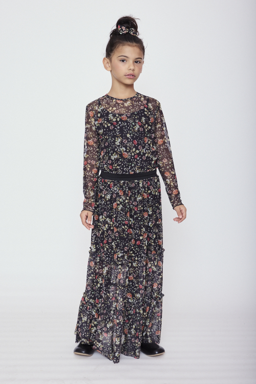 BLUSA TULE ESTAMPADA KIDS I26