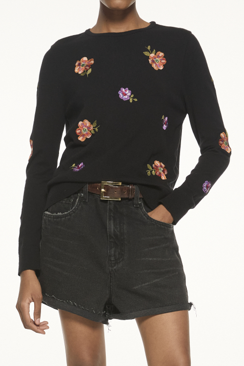 BLUSA TRICOT FLORAL ANA V27