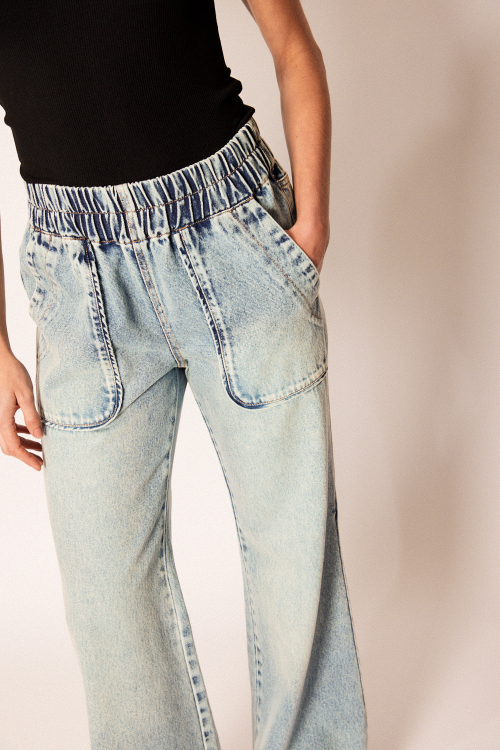CALCA JEANS SPOT FLARE I25